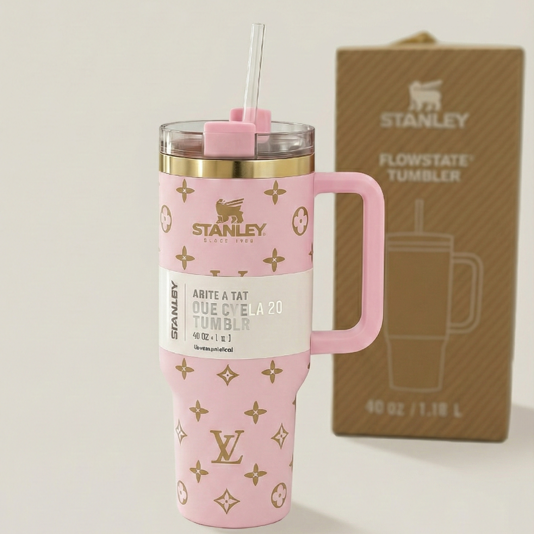 Gobelet Isotherme Stanleys Lux Quencher 1,2 L - ROSE BÉBÉ