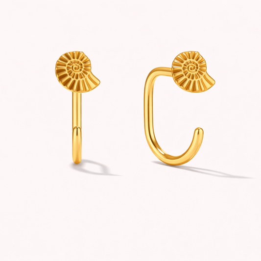 Boucles d’oreilles coquillage Seashell Cove en précommande