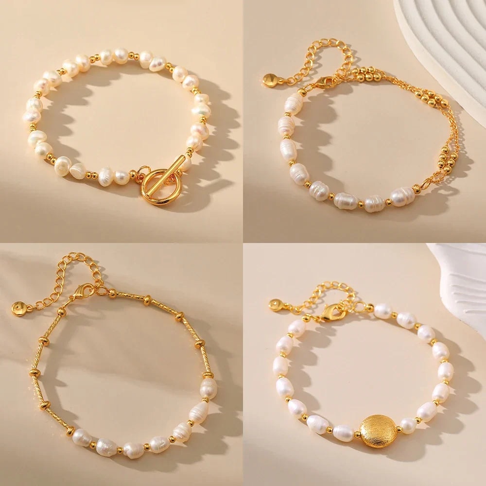 Bracelet perlé élégant