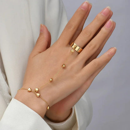 Bracelet à maillons entrelacés