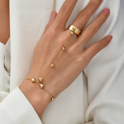 Bracelet à maillons entrelacés