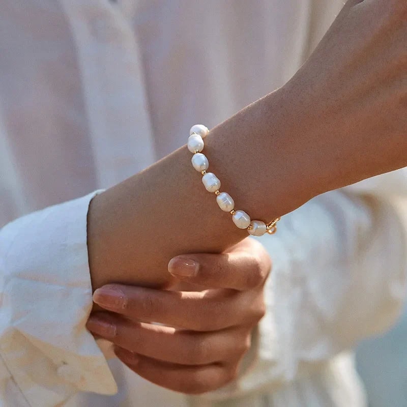 Bracelet perlé élégant