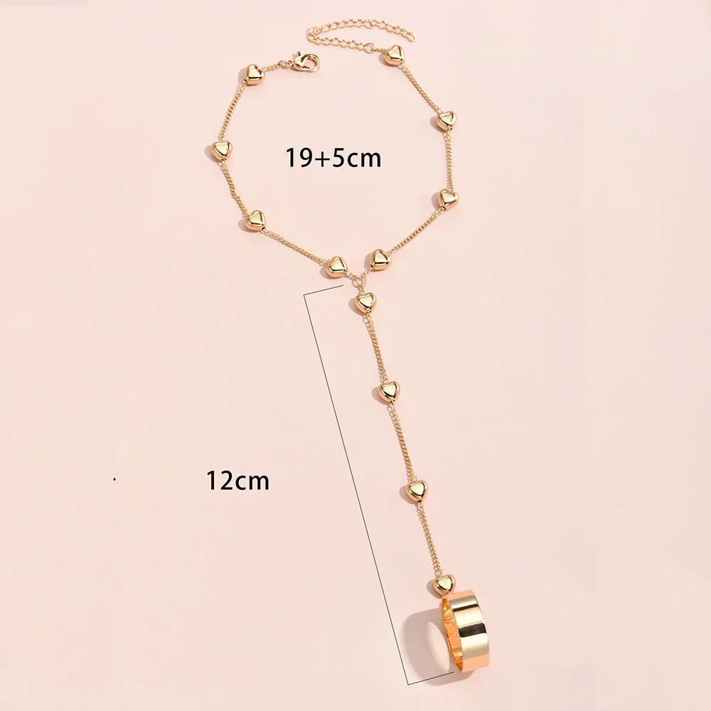 Bracelet à maillons entrelacés
