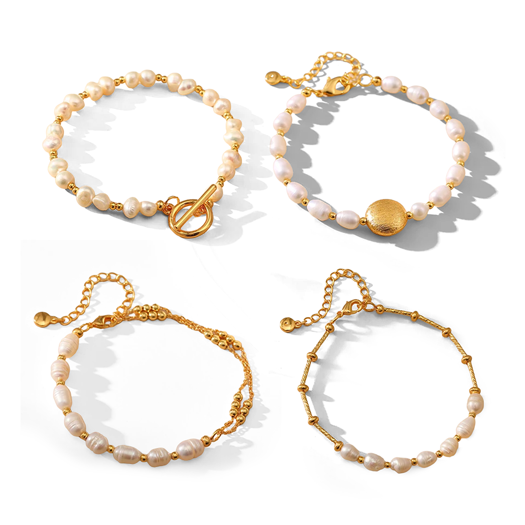 Bracelet perlé élégant