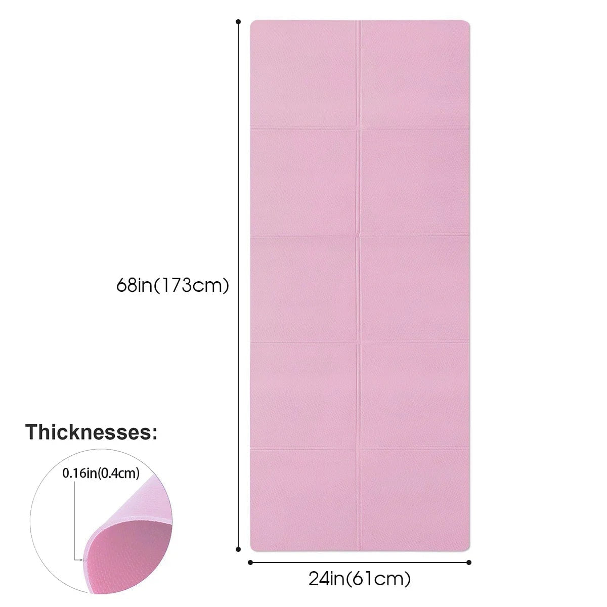 Tapis de yoga doux et confortable