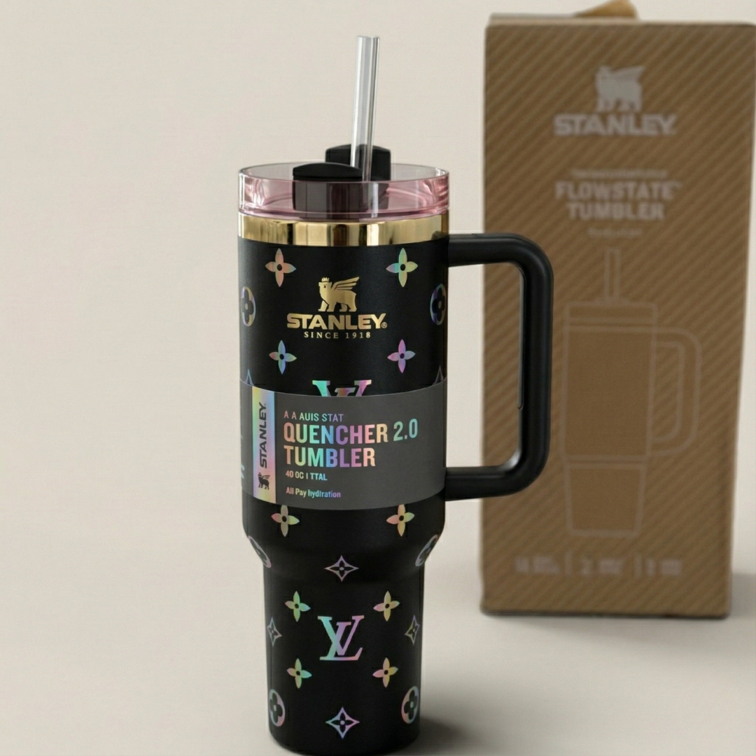 Gobelet Isotherme Stanleys Lux Quencher 1,2 L - NOIR ARC-EN-CIEL